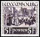 Stamp honoring Willibrord on the 1200th anniversary of his death