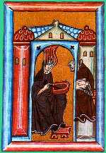 Hildegard & her scribe